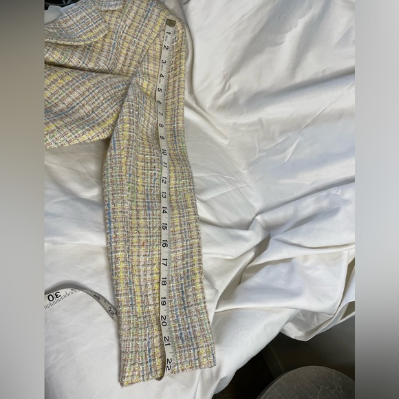 Vintage 2 Piece Suit Jacket & Skirt Woven Size 8P - Picture 11 of 16